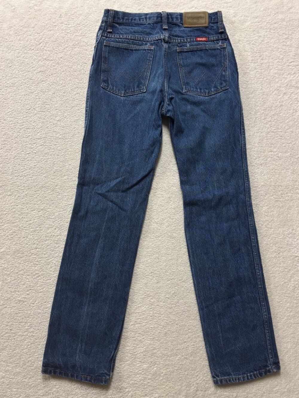 VTG Wrangler Jeans Mens 30x32 80s Regular Fit Style 915PWK Dark Wash Workwear